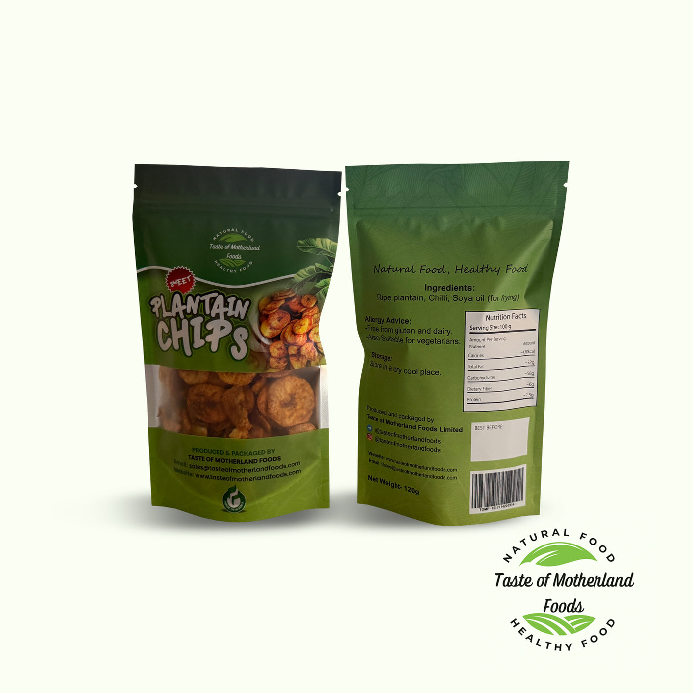 Sweet Plantain Chips (Box)