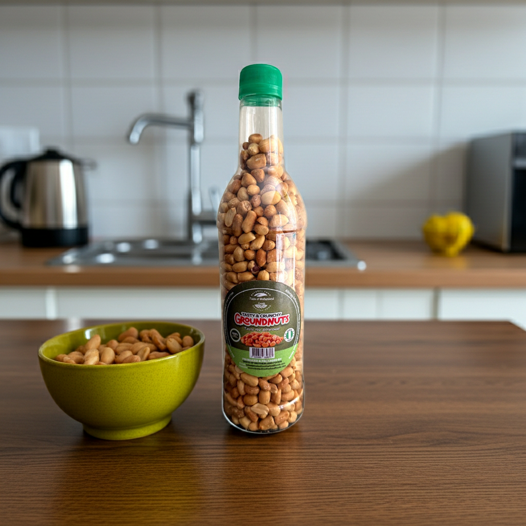 Tasty & Crunchy Groundnut (Premium Roasted Peanuts 500g)